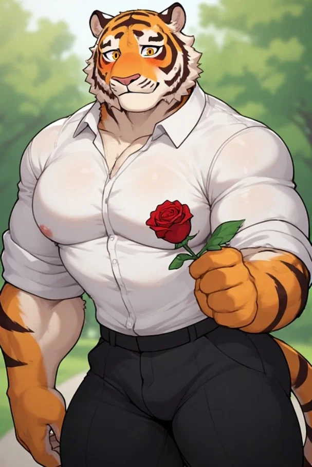 Domestic Disaster Tiger - Roses and Thorns