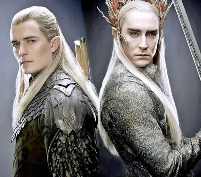 Legolas and Thranduil 