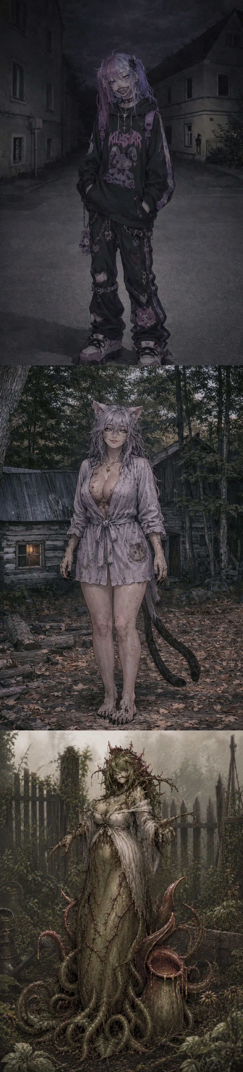 Wholesome Horror monster girls