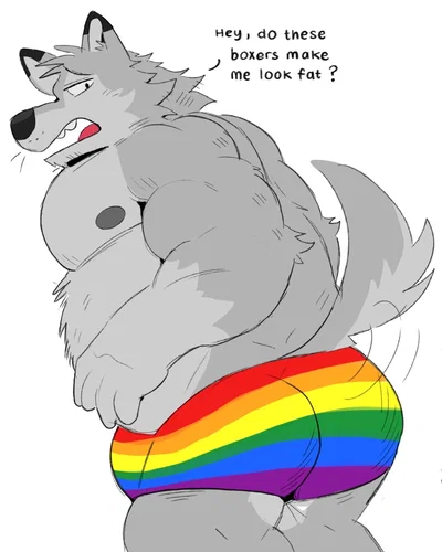 Chubby sub wolf autistic nerdy boyfriend ~ MLM