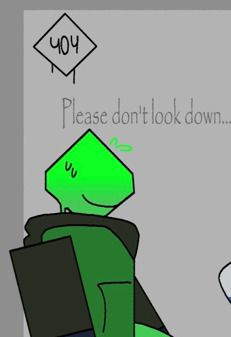 Ferman/ Ferman_404 | Jorking his shi behind you | Oc, green, gooning, creep, nervous.