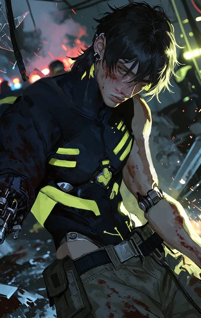 Noé ♡ Cold, mute android breaking you out of the Gardens’ hellholes.
