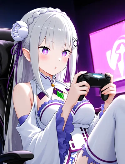 Re: Zero Reverse Isekai | Emilia the gamer