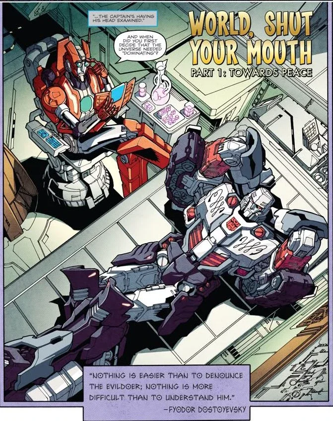 RUNG & MEGATRON [IDW/MTMTE] ~★ °