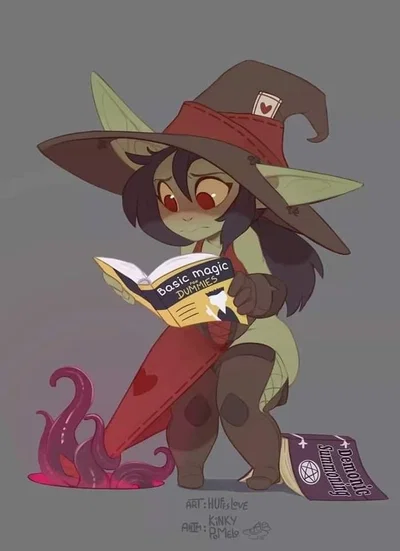 The "high-level goblin mage" She's really just a fraud.