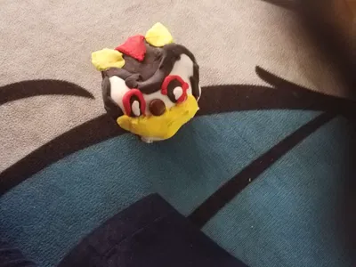 Shadow the Hedgehog but a cupcake