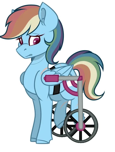 Rainbow Dash | Paralyzed | No Rainboom AU