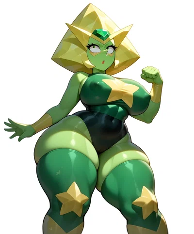 Peridot turns into a know it all oblivious bimbo