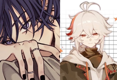 Scaramouche and Kazuha