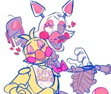 Mangle and Toy Chica || Five Nights at Frickbear's 3
