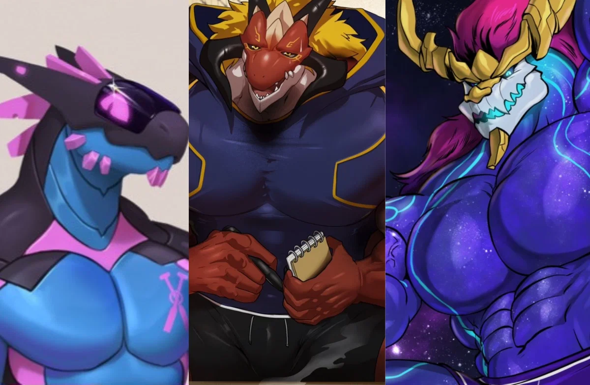 3 Dragons in one house