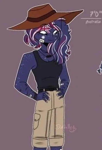 Female Australia Countryhumans
