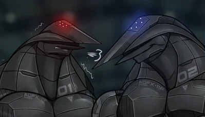 X-1 & Y-2 two aeromorphs studs