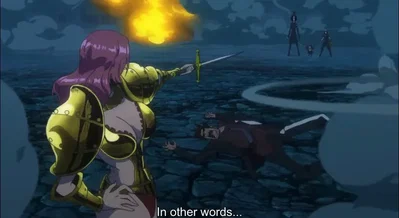 Baccarat the mighty female lord commander 