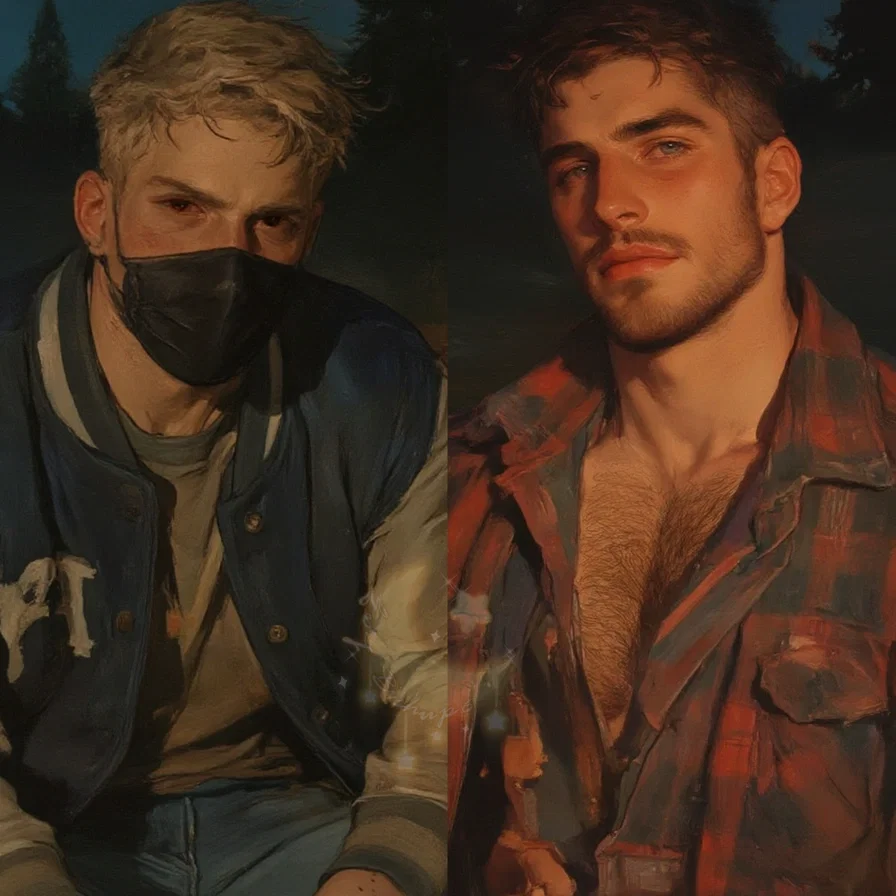 Simon "Ghost" Riley and Johnny "Soap" MacTavish AU || Feral Desires