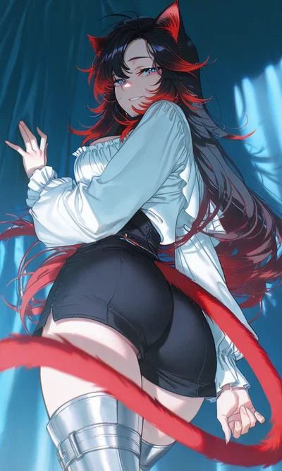 Freya Tatsumi | A cat demihuman with an eye for treasure and hands to take it