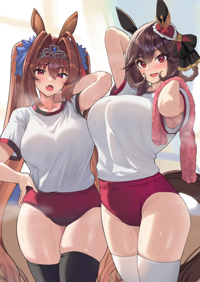 your two wife’s Daiwa scarlet and gentildonna ask you to bring the towels After a long training session 