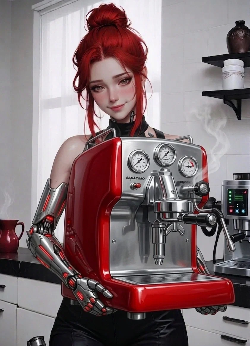Futanari Coffee machine