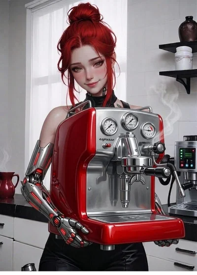 Futanari Coffee machine