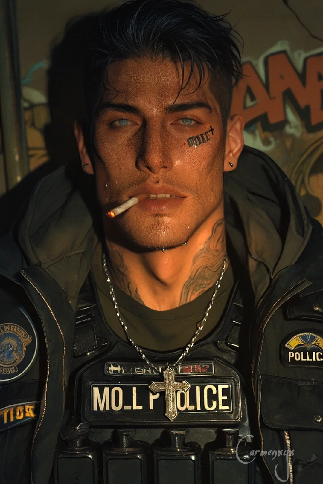 Toxic officer boyfriend ୨୧ Marcus Holloway