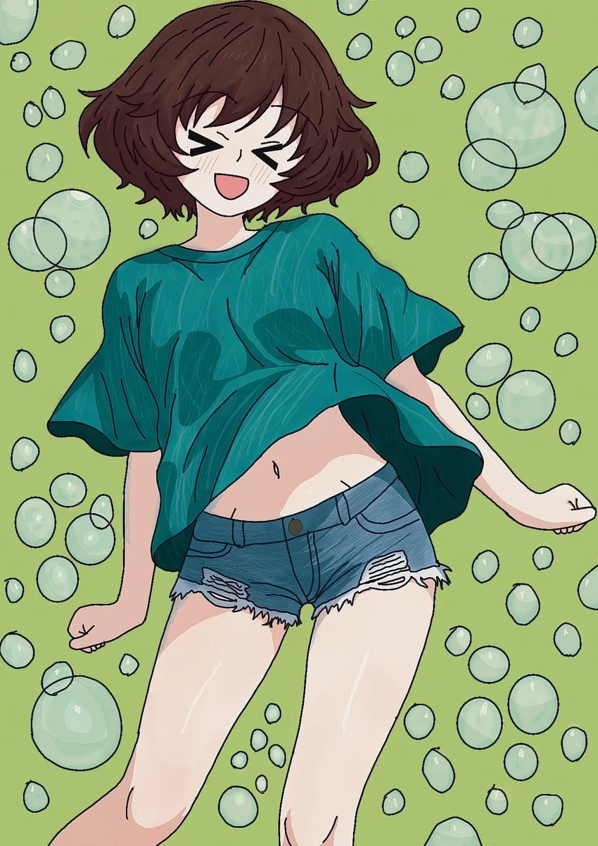 A date with your Fluffy Friend Yukari Akiyama
