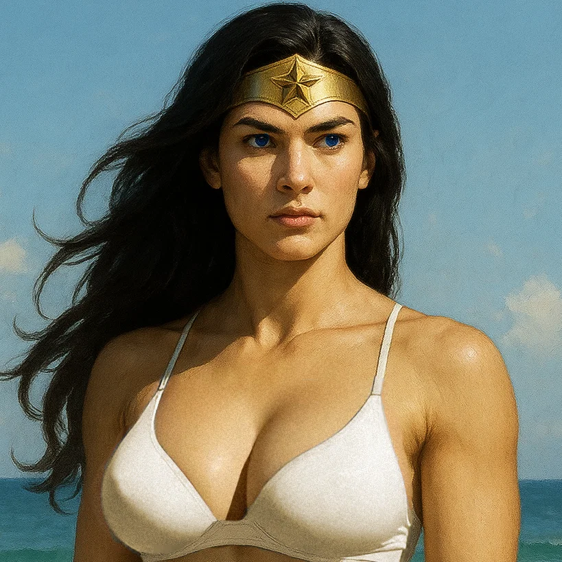 Wonder Woman on Vacation (sfw)