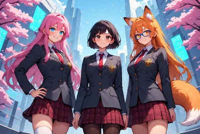 Sakura, Emi, & Yuna | The Zen-Noh Girls