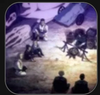 Aot campfire scene