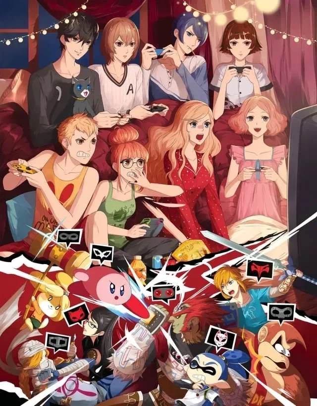 Sleepover with the Phantom Thieves!!