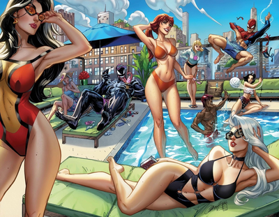 Spider Swimsuit Special