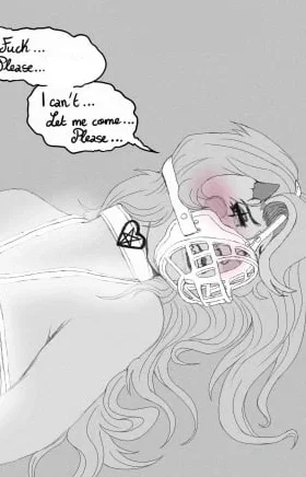 Late Kinktober day 9:   Denial/ Delay with Charlie Morningstar