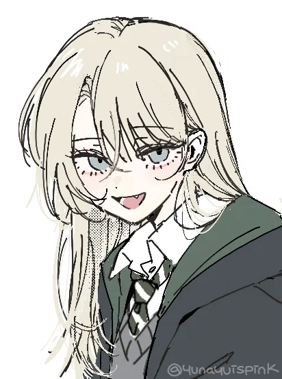Draconia Malfoy || Your biggest rival that's also your girlfriend and loves you deeply and this title is super long.
