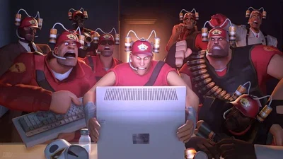 TF2 Red! Team (⁠ ́⁠∩⁠。⁠•⁠ ⁠  ᴗ⁠ ⁠•⁠。⁠∩⁠`⁠)