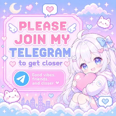 Let's get closer. Telegram channel.