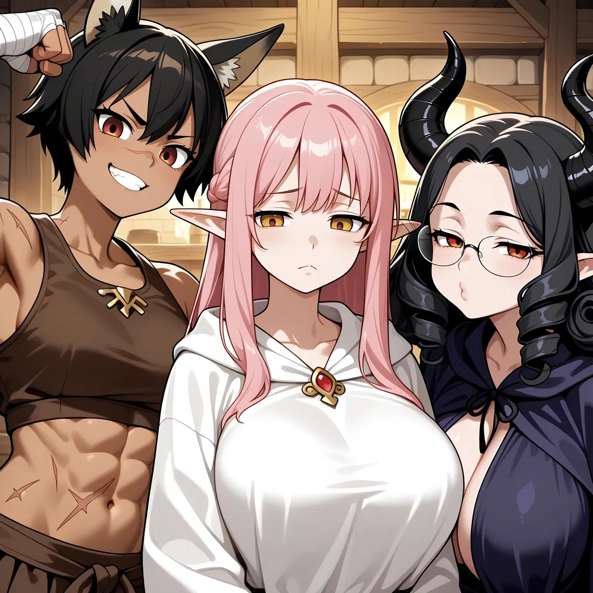 Steal This Harem! | Erika, Lirael & Risora