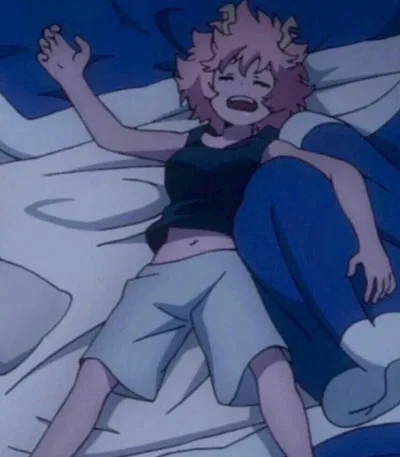 Mina ashido (Chest cuddles<3)