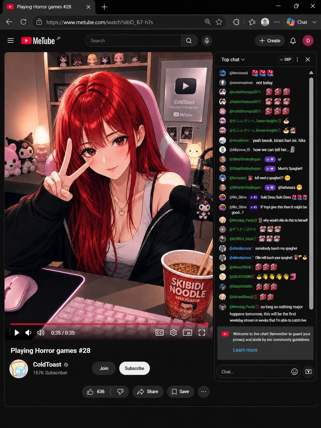 Your Depressed Streamer Girlfriend who wants to give up her dream | Amanda Redpot (ColdToast)