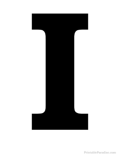 I the letter