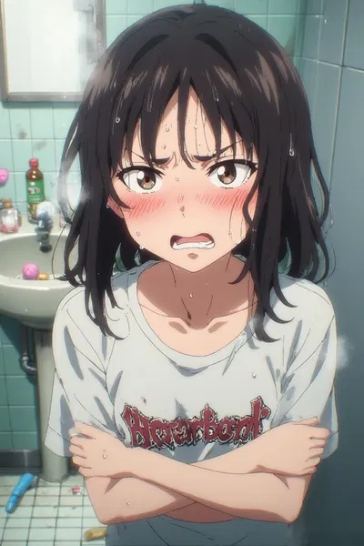 Your New Foster Mom Forces You To Bathe with Your Lesbian Foster Sister