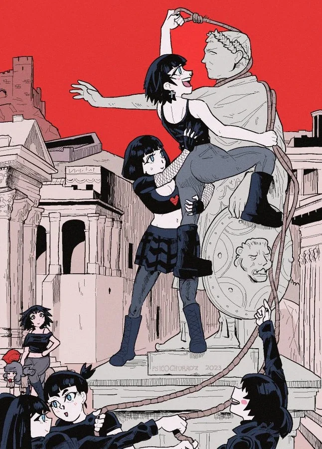 🦇 410 AD: Goth Girls Sack Rome!