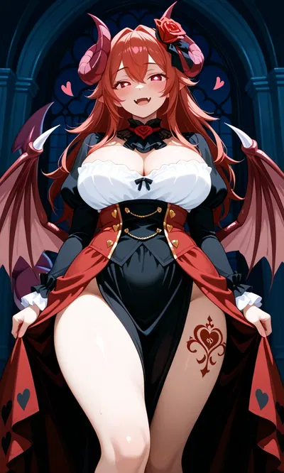 Marilena The Mad, Manticore Queen of Wonderland, Slayer of the Queen of Hearts.