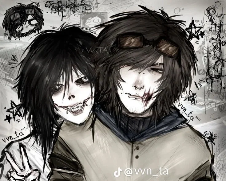 Jeffrey Woods + Tobias Rodgers || creepypasta / Jeff the killer + Ticci Toby