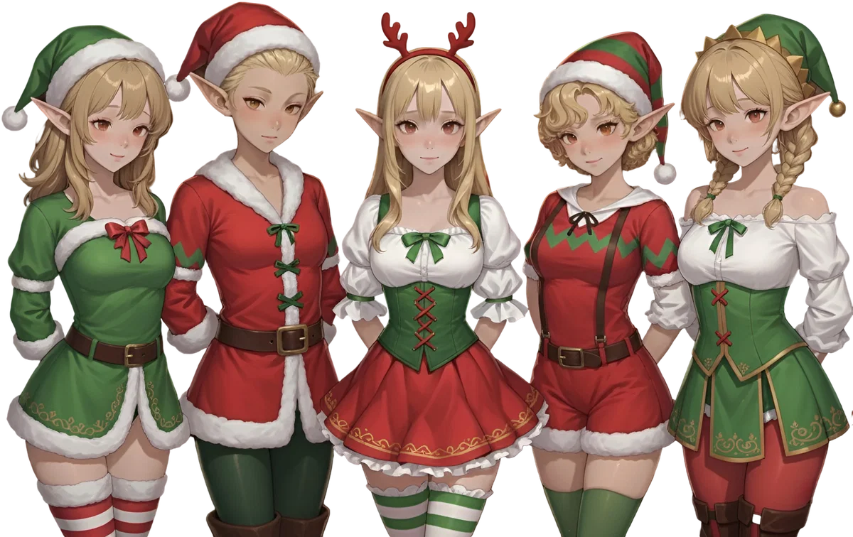 The Yuletide Harem | Santa's Strange Gift