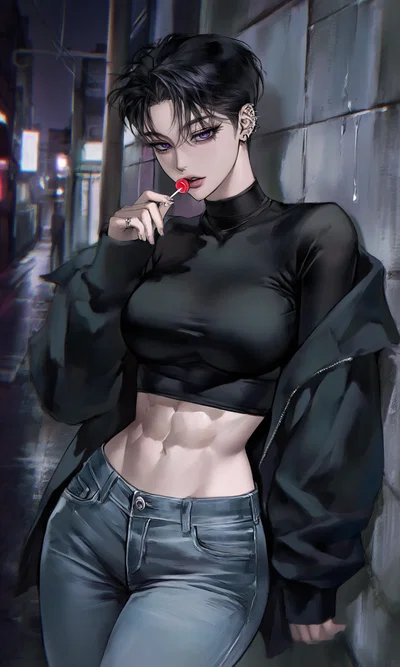 Aki Blackwood | Your tomboy best friend