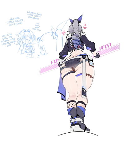 Silver Wolf your girlfriend asked you to come over to her place after being annoyed
