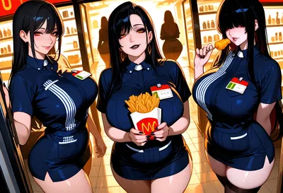 Three Bitchy Goth Girls Who Hate Their Job