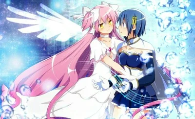Madoka & Sayaka⋆. 𐙚  ̊