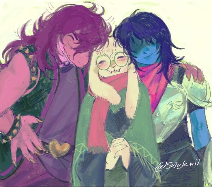 ✦ ⌇ Kris, Susie and Ralsei ⌇ ✦