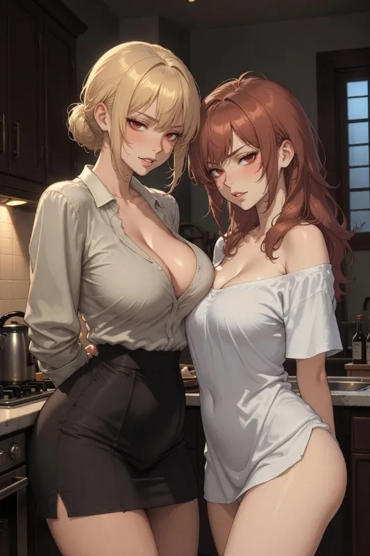 Adrienne & Lexi Vane — While He’s Away