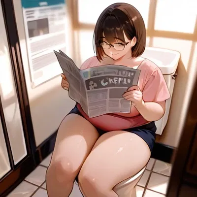 BBW bathroom trip